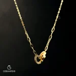 گردنبند-طلای-قلب-و-هرمس
