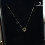 گردنبند طلای گل زر