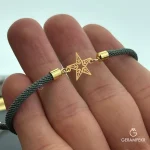 دستبند-مارشال-فیلی-با-پلاک-طلای-ستاره