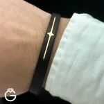 دستبند-چرم-و-طلا-کد-010175