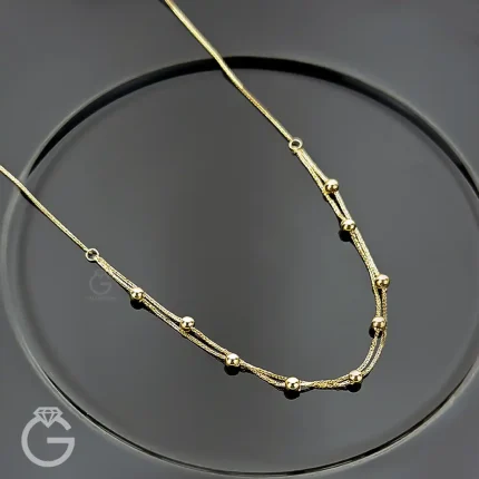 گردنبند طلای دورج گوی