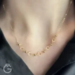 گردنبند طلای طرح ونکلیف