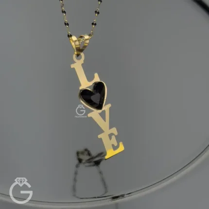 آویز-طلای-i-love-you-با-سنگ-سوارو