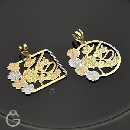 آویز طلای و ان یکاد لیزری