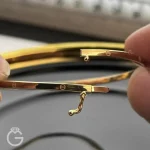 دستبند طلای بنگل لوکس کارتیه کد 31530
