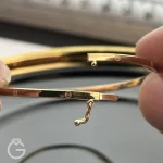 دستبند طلای بنگل لوکس کد 31530