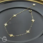 دستبند طلای گل کد 31294