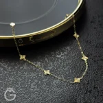 دستبند طلای گل کد 31294