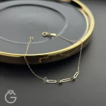 دستبند طلای گل لوکس کد 31870