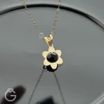 مدال طلای لیزری گل کد 32047