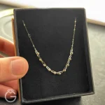 گردنبند طلای گوی و هرمس لوکس 2