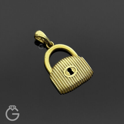 آویز طلای قفل