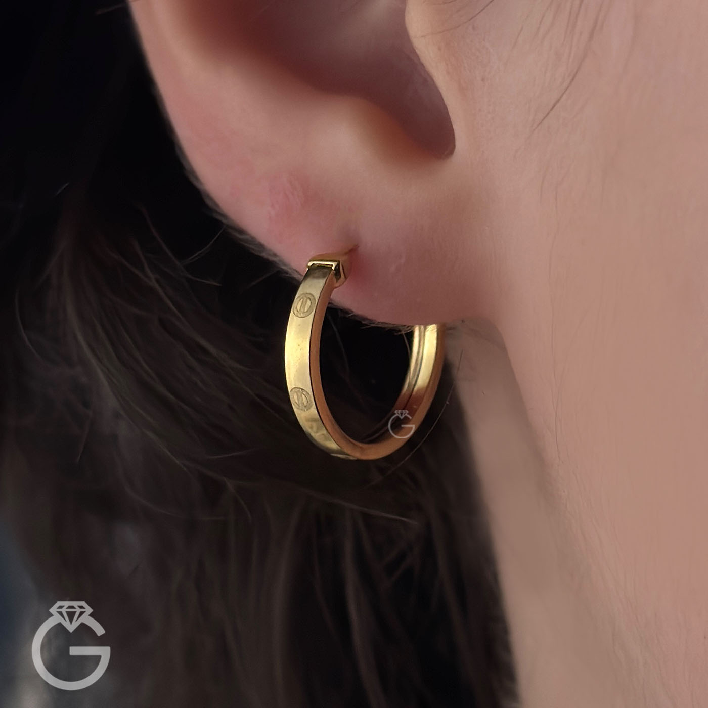 گوشواره حلقه ای کارتیه (1)